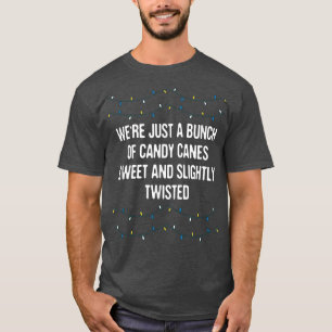 Camiseta Somos Chicas de Candy Canes Sweet and Twisted Navi