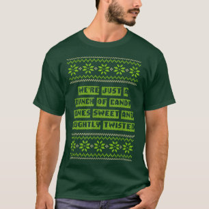 Camiseta Somos Chicas de Candy Canes Sweet and Twisted Navi