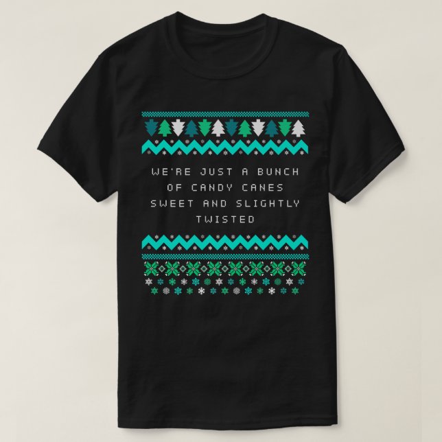 Camiseta Somos Chicas de Candy Canes Sweet and Twisted Navi (Diseño del anverso)