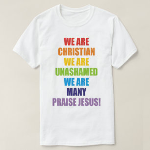 CAMISETA SOMOS CRISTIANOS NOSOTROS SOMOS MUCHOS