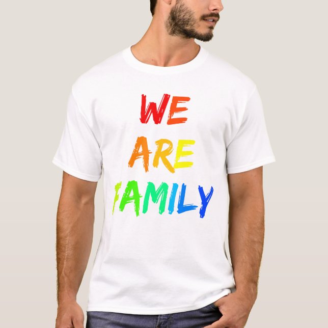 Camiseta Somos diseño de la adopción de la sol del arco (Anverso)
