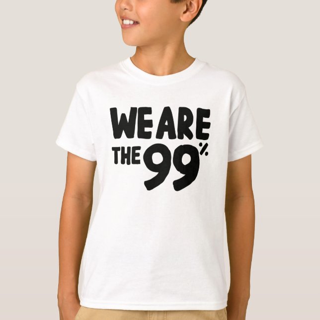 Camiseta Somos el 99% (Anverso)