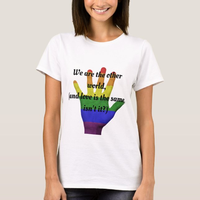 Camiseta Somos el otro mundo (Anverso)