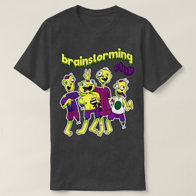 Camiseta Somos El Temor Nervioso Del Club Brainstorming (Diseño del anverso)