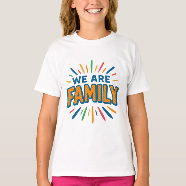 Camiseta Somos familia 1 (Anverso)
