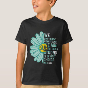Camiseta Somos fuertes Apoyo a la conciencia del síndrome d