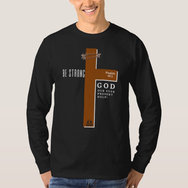 Camiseta SOMOS FUERTES EN EL diseño cristiano JESÚS (Anverso)