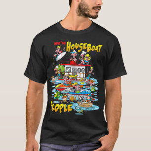 Camiseta Somos Gente De Casas Amantes Del Lago Pescando Y S