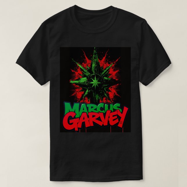 Camiseta "SOMOS HISTORIA - Marcus Garvey (Diseño del anverso)