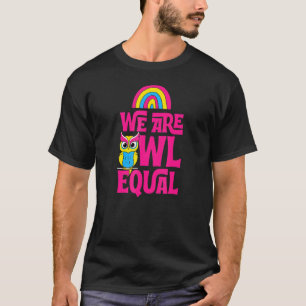 Camiseta Somos Lechuza Igual Que El Orgullo Pansexual De Lg