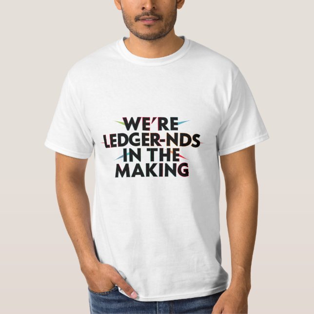 Camiseta Somos LEDGER-Nds en preparación - Humor contable (Anverso)