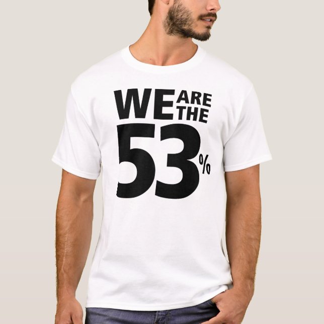 Camiseta Somos los 53% (Anverso)