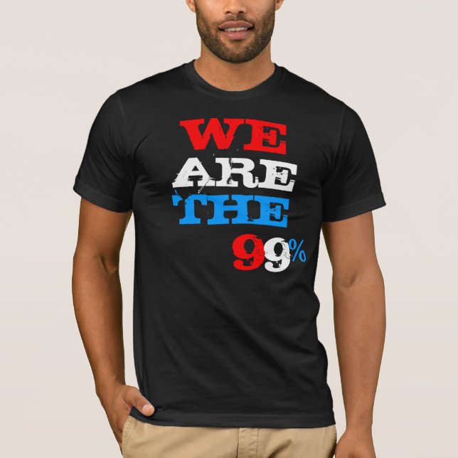 Camiseta Somos los 99% por XSTITCHESX (Anverso)