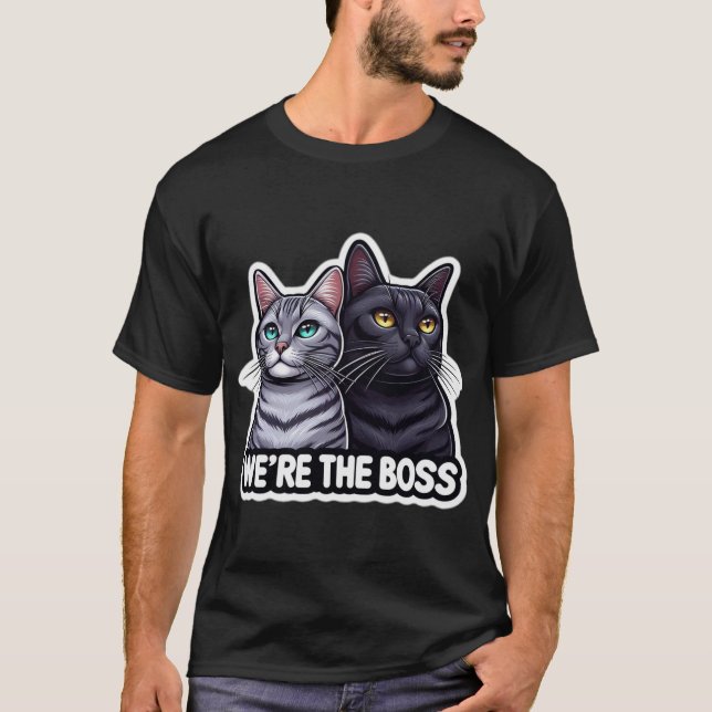 Camiseta Somos los principales gatos (Anverso)
