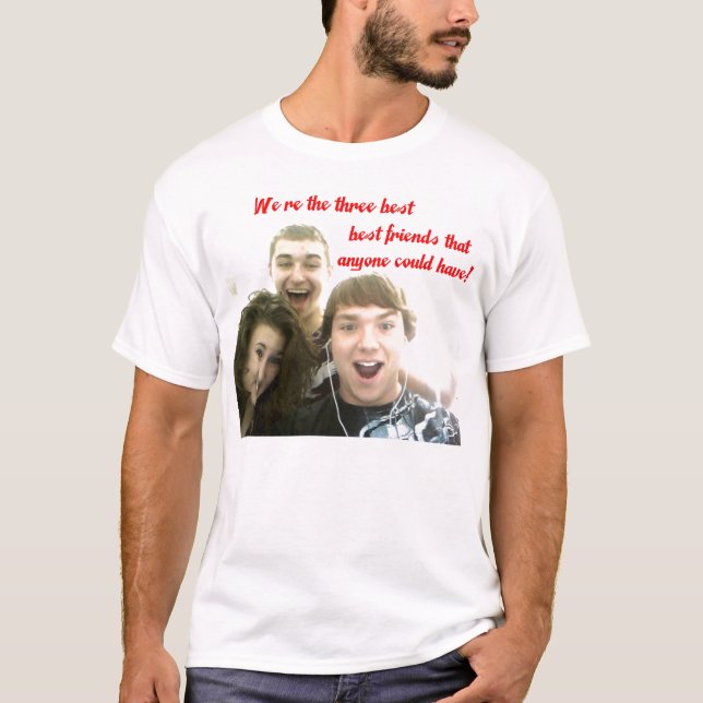 Camiseta ¡Somos los tres mejores amigos! (Anverso)