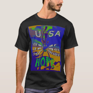 Camiseta Somos más fuertes juntos divertidos USA Hope patró