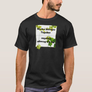Camiseta Somos Más Fuertes Juntos Raglan