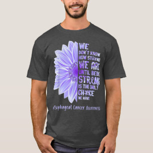 Camiseta Somos Motivación Conciencia sobre el Cáncer Esofág