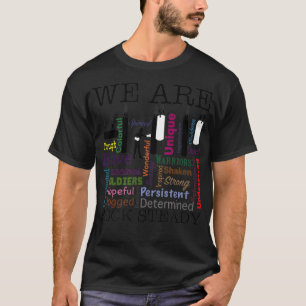Camiseta Somos mujeres estables del rock Boxing Word Art 77