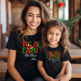Camiseta Somos Navidades en Matanza Personalizada Familiar