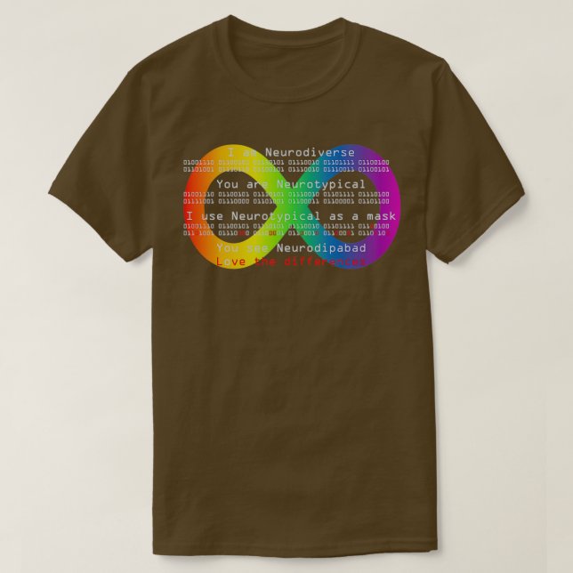 Camiseta Somos neurodiversos (Diseño del anverso)