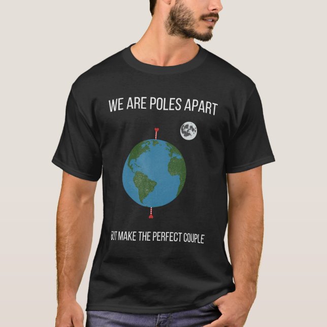 Camiseta Somos postes separados pero hacemos la pareja perf (Anverso)