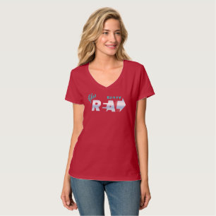 Camiseta Somos Reales   Cuello en V de Mujer