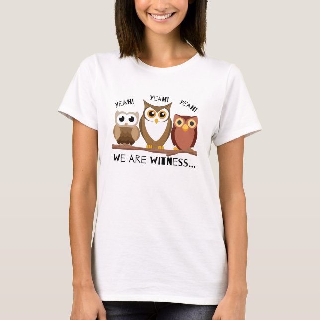 CAMISETA SOMOS TESTIGOS  (Anverso)