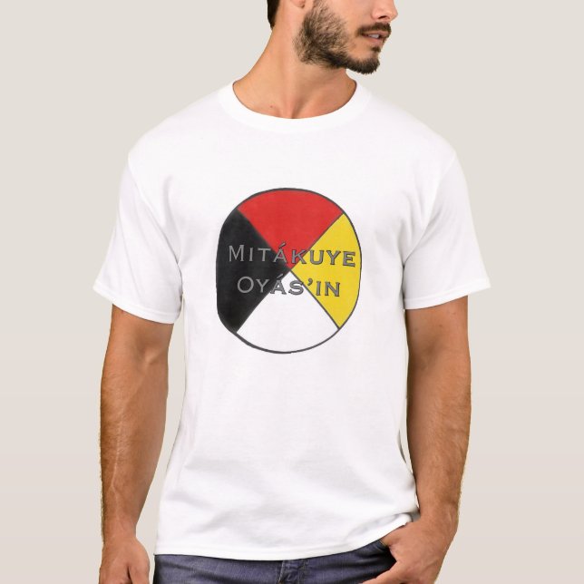 Camiseta Somos todos de los hombres de Mitakuye Oyasin (Anverso)