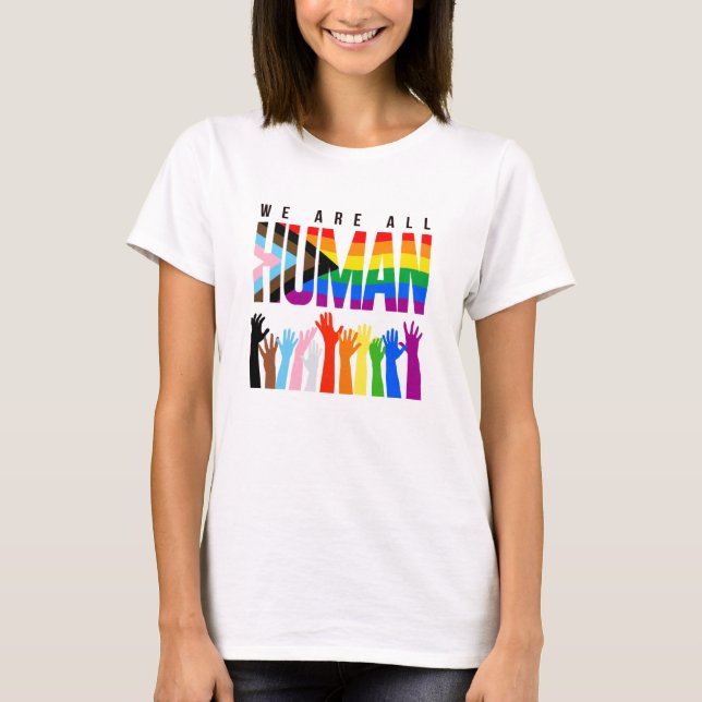 Camiseta Somos todos humanos (Anverso)