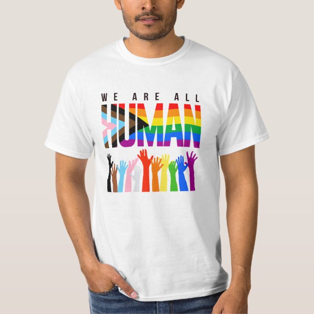 Camiseta Somos todos humanos (Anverso)