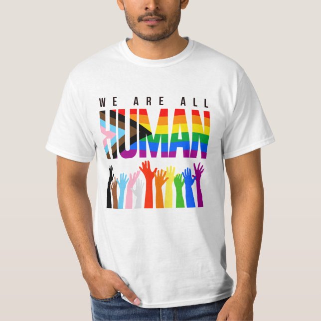 Camiseta Somos todos humanos (Anverso)