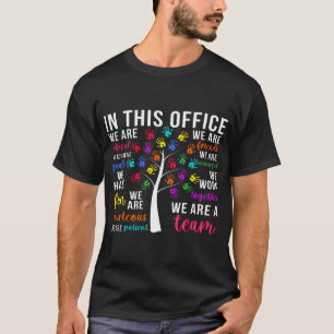 Camiseta Somos Un Equipo De Personal De La Oficina De La Es