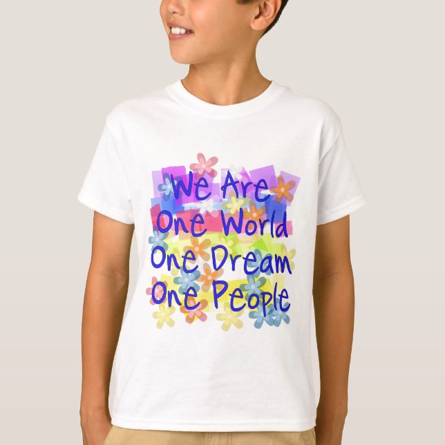 Camiseta Somos Un Mundo (Anverso)