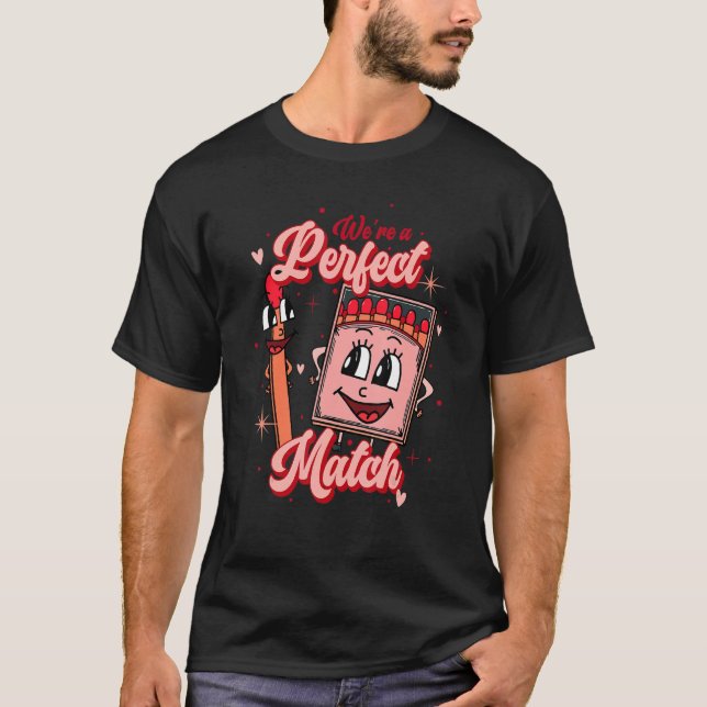 Camiseta Somos un partido perfecto Feliz Día de San Valentí (Anverso)