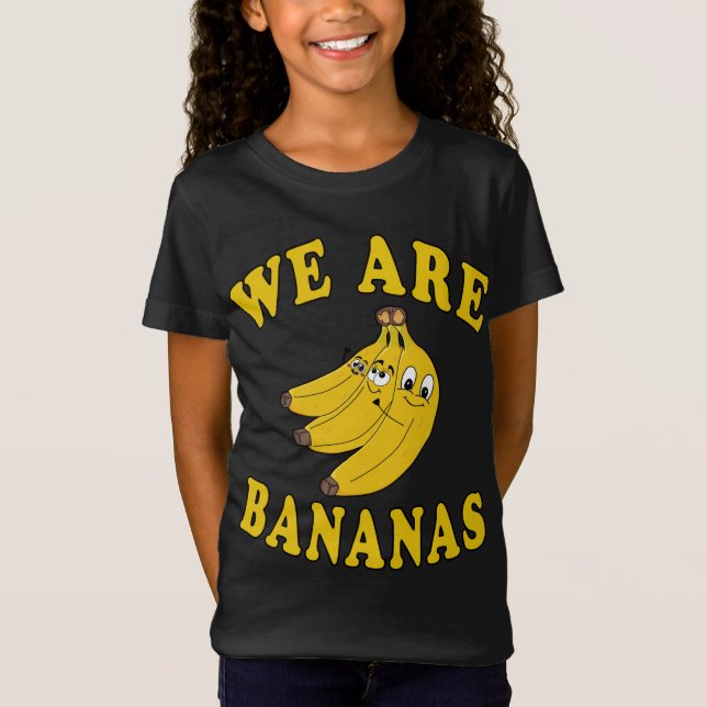 Camiseta Somos una familia banana de bananas y un disfraz g (Anverso)