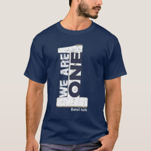 Camiseta Somos uno - Fe Baha'i - Estilo vintage Baha'i