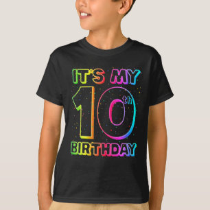Camiseta Son 10 años de mi décimo cumpleaños