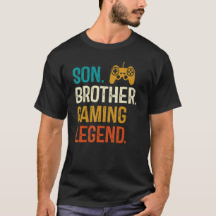 Camiseta Son Brother Gaming Legend Vintage