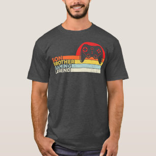 Camiseta Son Brother GamingGraciosa Cita de Juegos Regalo R