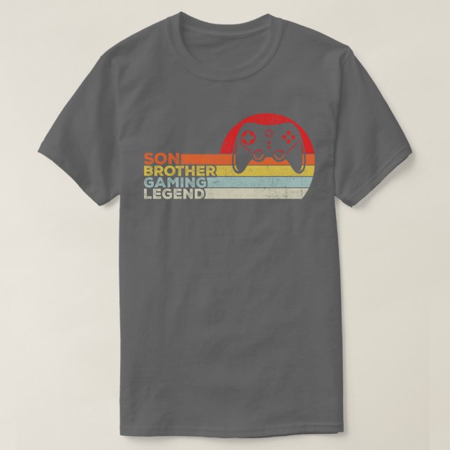 Camiseta Son Brother GamingGraciosa Cita de Juegos Regalo R (Diseño del anverso)