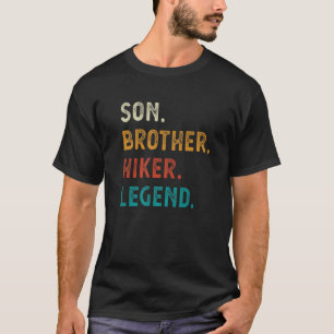 Camiseta Son Brother Hiker Leyenda Por Senderismo