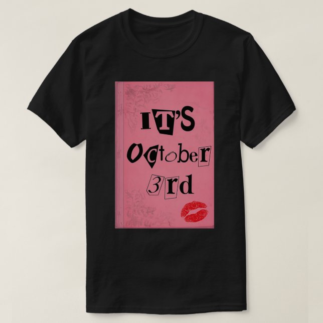 Camiseta Son Chicas Medios El 3 De Octubre (Diseño del anverso)