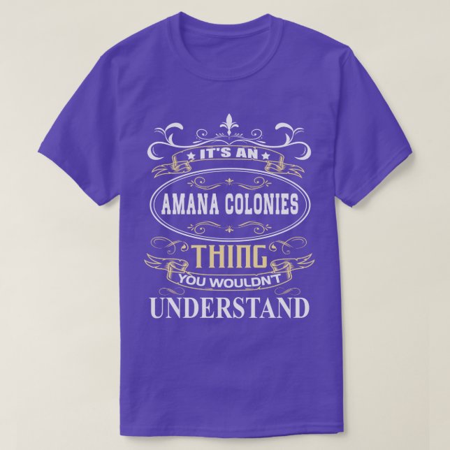 Camiseta Son Colonias Amana Que No Entenderías (Diseño del anverso)