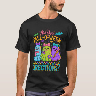 Camiseta ¿Son divertidas las instrucciones de Fall-o-ween,