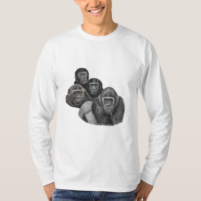 Camiseta Son Gorilla long-tshirt By AGE Gorilla Life GL/TFW (Anverso)