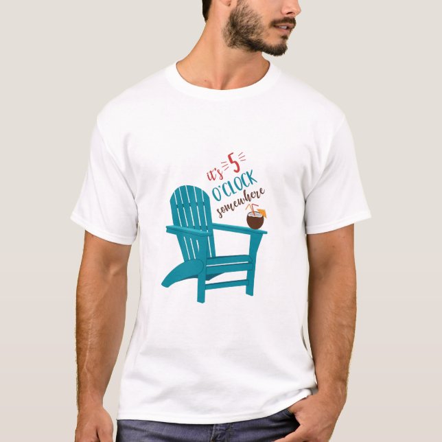 Camiseta Son las 5. (Anverso)