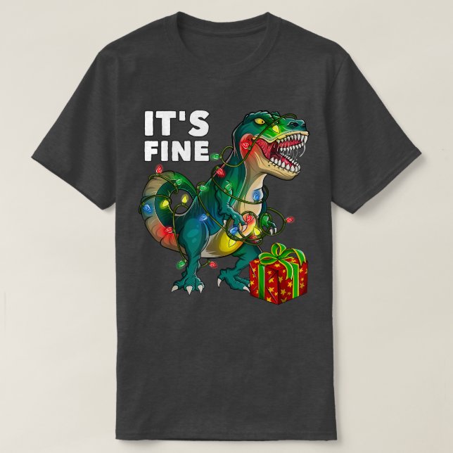 Camiseta Son las luces de Navidades de Fine Tree Re, la gra (Diseño del anverso)