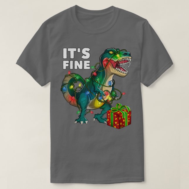Camiseta Son las luces de Navidades de Fine Tree Re, la gra (Diseño del anverso)