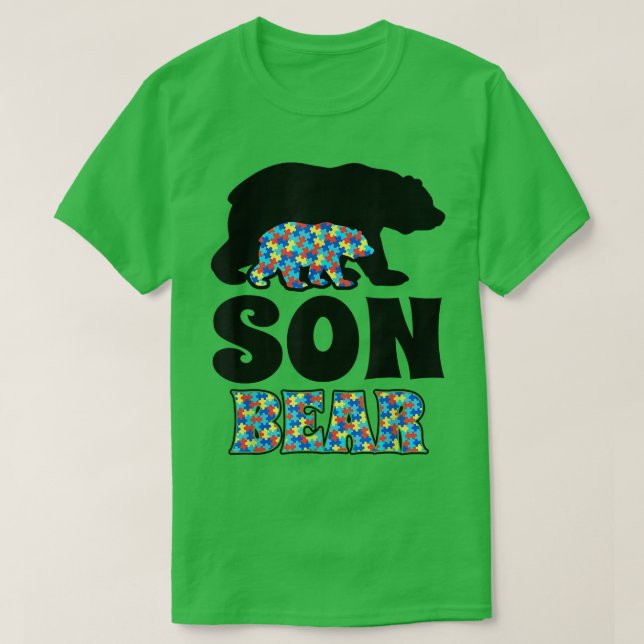 Camiseta Son llevan autismo concientización (Diseño del anverso)